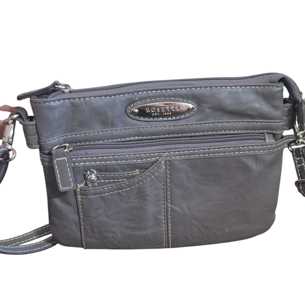 Rosetti Gray Crossbody Bag